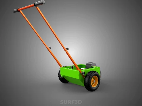 M&Aacute;QUINA MARCADORA DE PASSO DE LINHA DE TRANSFER&Ecirc;NCIA DE RODA DE CARRINHO MANUAL Modelo 3D