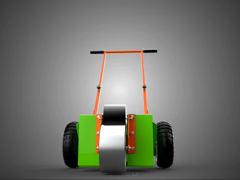 M&Aacute;QUINA MARCADORA DE PASSO DE LINHA DE TRANSFER&Ecirc;NCIA DE RODA DE CARRINHO MANUAL Modelo 3D
