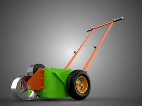 M&Aacute;QUINA MARCADORA DE PASSO DE LINHA DE TRANSFER&Ecirc;NCIA DE RODA DE CARRINHO MANUAL Modelo 3D