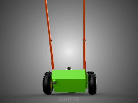 M&Aacute;QUINA MARCADORA DE PASSO DE LINHA DE TRANSFER&Ecirc;NCIA DE RODA DE CARRINHO MANUAL Modelo 3D
