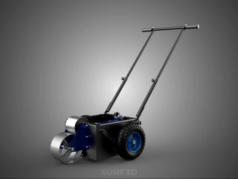 STANDARD CART TROLLEY FIELD MARKER WHEEL ROLL LINER PITCH PAINT 3D Model
