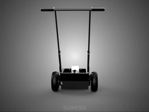 STANDARD CART TROLLEY FIELD MARKER WHEEL ROLL LINER PITCH PAINT 3D Model