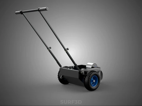 STANDARD CART TROLLEY FIELD MARKER WHEEL ROLL LINER PITCH PAINT 3D Model