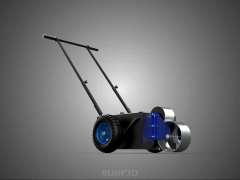 STANDARD CART TROLLEY FIELD MARKER WHEEL ROLL LINER PITCH PAINT 3D Model