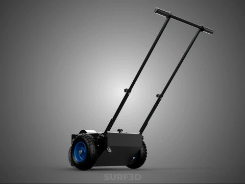 STANDARD CART TROLLEY FIELD MARKER WHEEL ROLL LINER PITCH PAINT 3D Model