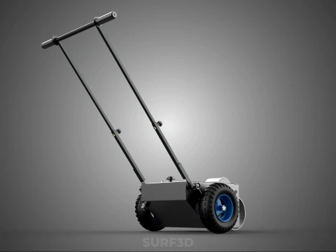 STANDARD CART TROLLEY FIELD MARKER WHEEL ROLL LINER PITCH PAINT 3D Model