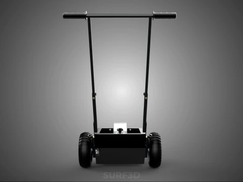 STANDARD CART TROLLEY FIELD MARKER WHEEL ROLL LINER PITCH PAINT 3D Model
