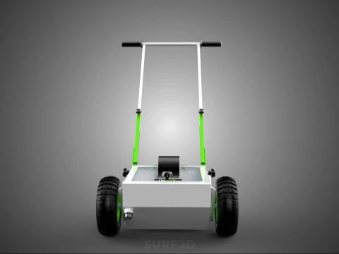 WHEEL ROLLER TRANSFER LINE PAINT PITCH MARKING MARK CART TROLLEY 3D Model