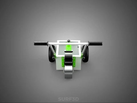 WHEEL ROLLER TRANSFER LINE PAINT PITCH MARKING MARK CART TROLLEY 3D Model