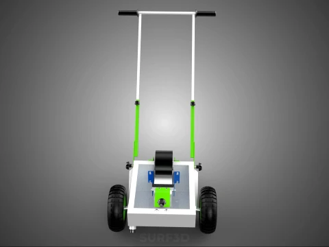 WHEEL ROLLER TRANSFER LINE PAINT PITCH MARKING MARK CART TROLLEY 3D Model