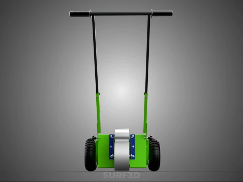 WHEEL-TO-WHEEL TRANSFER LINE UP PAINT PITCH MARKING CART TROLLEY 3D Model
