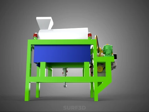 SUGAR PALM FRUIT SEED PEELER SHELLER WASHING PROCESSING MACHINE 3D Model