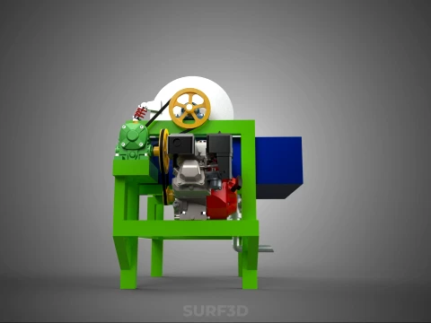 SUGAR PALM FRUIT SEED PEELER SHELLER WASHING PROCESSING MACHINE 3D Model