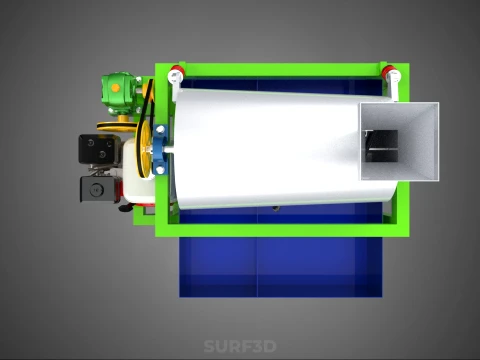 SUGAR PALM FRUIT SEED PEELER SHELLER WASHING PROCESSING MACHINE 3D Model