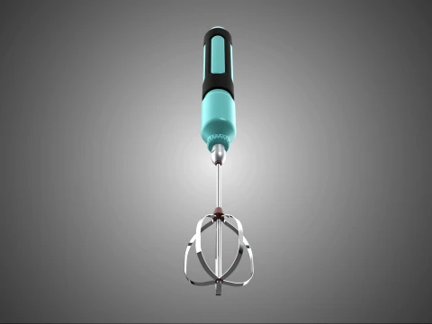 ELEKTRİK MOTORLU EL BLENDER MİKSER ÇIRPICI ÇIRPMA YUMURTA KÖPÜRTÜCÜ KÖPÜK 3D Model