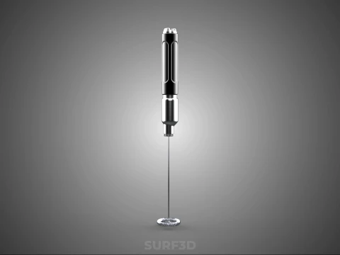 PORTABLE HANDHELD ELECTRIC MIXER WHISK MILK FROTHER FOAM MAKER 3D Model