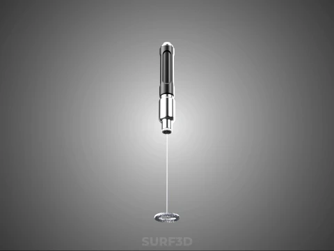 PORTABLE HANDHELD ELECTRIC MIXER WHISK MILK FROTHER FOAM MAKER 3D Model