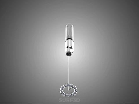 PORTABLE HANDHELD ELECTRIC MIXER WHISK MILK FROTHER FOAM MAKER 3D Model