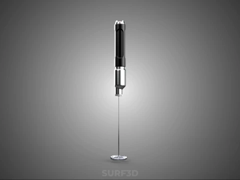 PORTABLE HANDHELD ELECTRIC MIXER WHISK MILK FROTHER FOAM MAKER 3D Model