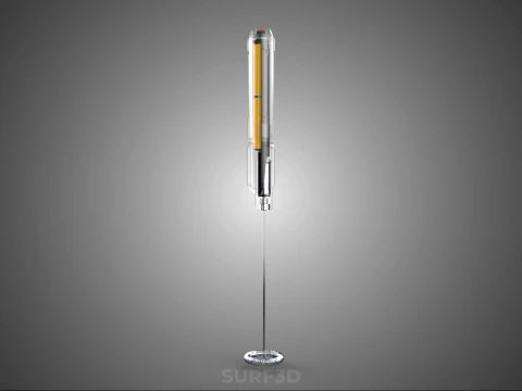 INTERNAL MECHANISM PART ELECTRIC MIXER WHISK MILK FROTHER FOAM 3D Model