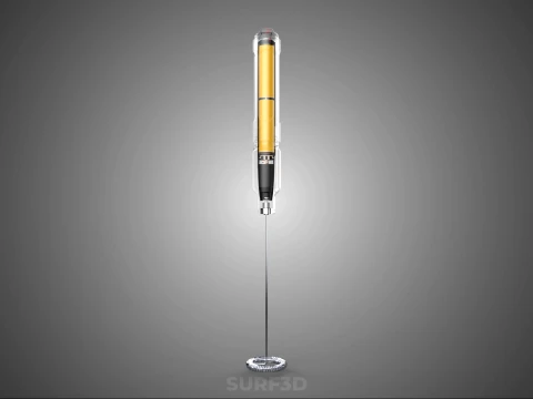 INTERNAL MECHANISM PART ELECTRIC MIXER WHISK MILK FROTHER FOAM 3D Model