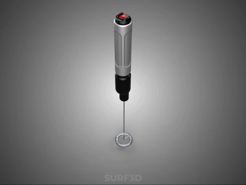 INTERNAL MECHANISM PART ELECTRIC MIXER WHISK MILK FROTHER FOAM 3D Model