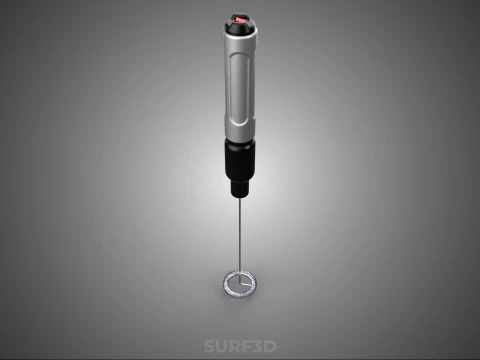 INTERNAL MECHANISM PART ELECTRIC MIXER WHISK MILK FROTHER FOAM 3D Model