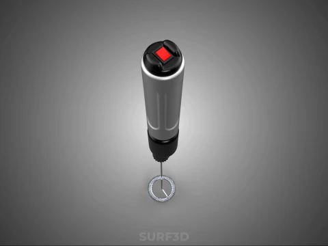 INTERNAL MECHANISM PART ELECTRIC MIXER WHISK MILK FROTHER FOAM 3D Model