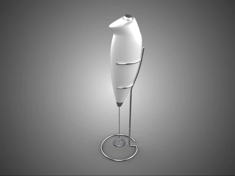 HANDHELD ELECTRIC WHISK EGG MILK FROTHER FOAM MAKER HOLDER STAND 3D Model