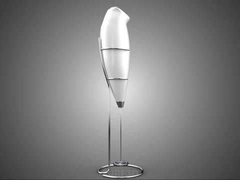 HANDHELD ELECTRIC WHISK EGG MILK FROTHER FOAM MAKER HOLDER STAND 3D Model