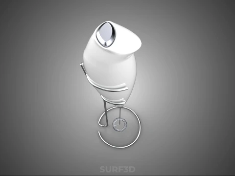 HANDHELD ELECTRIC WHISK EGG MILK FROTHER FOAM MAKER HOLDER STAND 3D Model