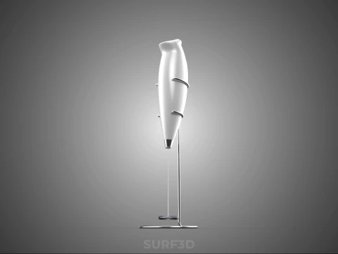 HANDHELD ELECTRIC WHISK EGG MILK FROTHER FOAM MAKER HOLDER STAND 3D Model