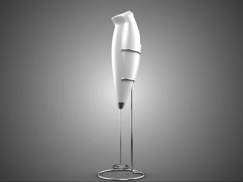HANDHELD ELECTRIC WHISK EGG MILK FROTHER FOAM MAKER HOLDER STAND 3D Model