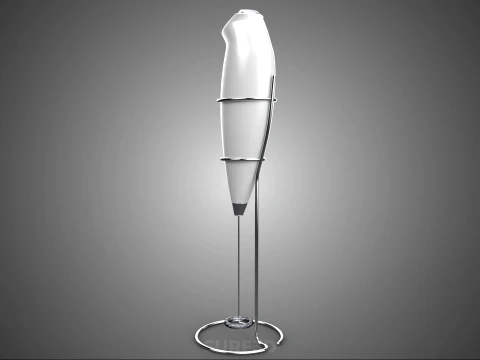 HANDHELD ELECTRIC WHISK EGG MILK FROTHER FOAM MAKER HOLDER STAND 3D Model