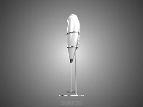 HANDHELD ELECTRIC WHISK EGG MILK FROTHER FOAM MAKER HOLDER STAND 3D Model