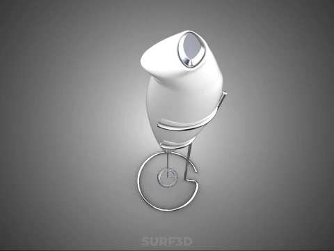 HANDHELD ELECTRIC WHISK EGG MILK FROTHER FOAM MAKER HOLDER STAND 3D Model