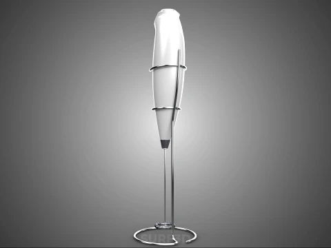 HANDHELD ELECTRIC WHISK EGG MILK FROTHER FOAM MAKER HOLDER STAND 3D Model
