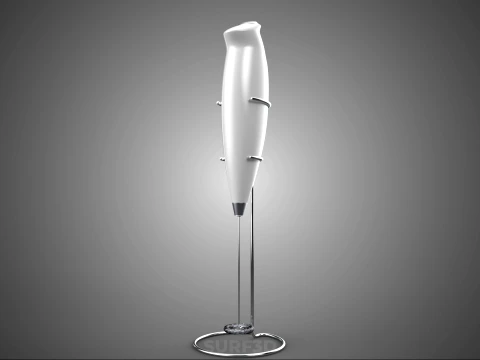HANDHELD ELECTRIC WHISK EGG MILK FROTHER FOAM MAKER HOLDER STAND 3D Model