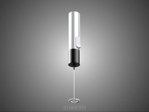 HAND ELECTRIC MIXER WHISK MILK FROTHER FOAM MAKER RECHARGEABLE 3D Model
