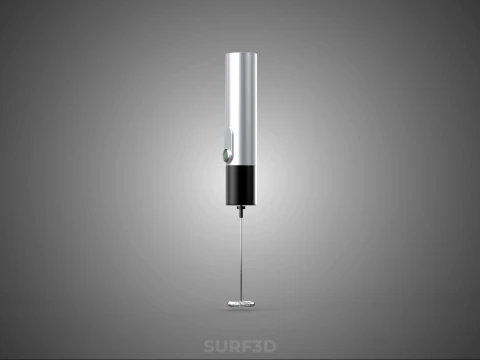 HAND ELECTRIC MIXER WHISK MILK FROTHER FOAM MAKER RECHARGEABLE 3D Model