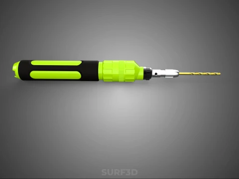 MINI HAND ROTARY TOOL PEN DRILL BIT BORE CORDLESS POWER BATTERY 3D Model
