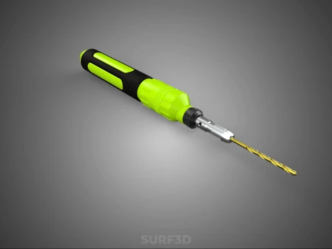 MINI HAND ROTARY TOOL PEN DRILL BIT BORE CORDLESS POWER BATTERY 3D Model