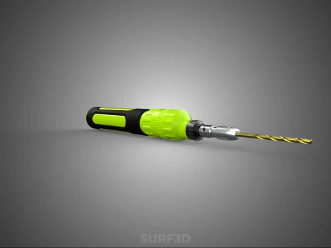 MINI HAND ROTARY TOOL PEN DRILL BIT BORE CORDLESS POWER BATTERY 3D Model