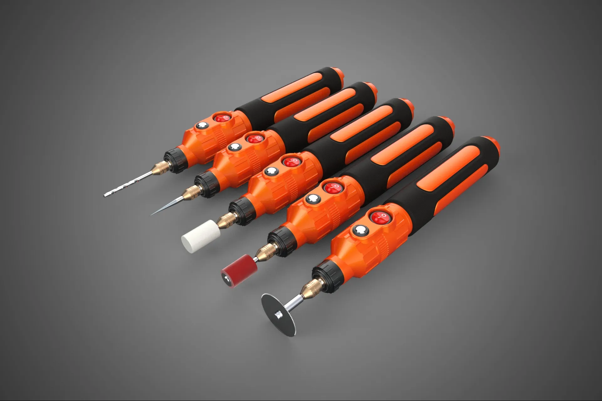 HAND ELECTRIC ROTARY TOOL PEN CORDLESS BLADE BIT DIY CRAFT ART 3D Model .c4d .max .obj .3ds .fbx .stl .blend 