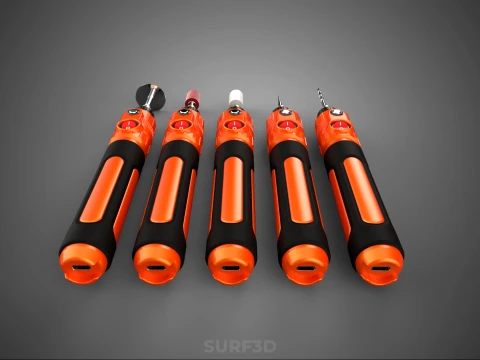 HAND ELECTRIC ROTARY TOOL PEN CORDLESS BLADE BIT DIY CRAFT ART 3D Model