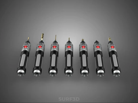 CORDLESS ELECTRIC MINI ROTARY TOOL PEN DRILL TIP BIT BORE KIT 3D Model