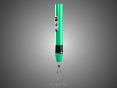 HAND ELECTRIC TOOL STIRRER SPRING WHISK MIXER BLENDER EGG BEATER 3D Model