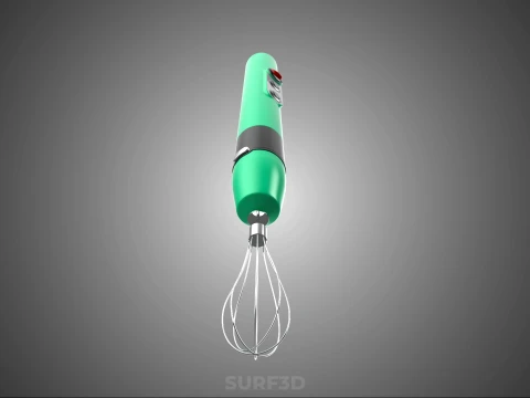 HAND ELECTRIC TOOL STIRRER SPRING WHISK MIXER BLENDER EGG BEATER 3D Model