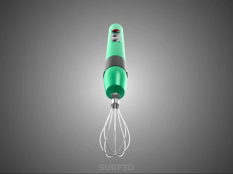HAND ELECTRIC TOOL STIRRER SPRING WHISK MIXER BLENDER EGG BEATER 3D Model