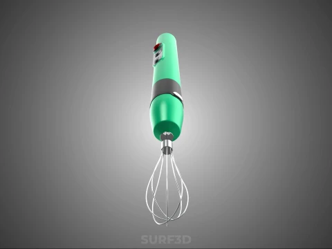 HAND ELECTRIC TOOL STIRRER SPRING WHISK MIXER BLENDER EGG BEATER 3D Model